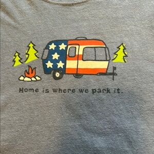 Life Is Good Vintage Gray Tee